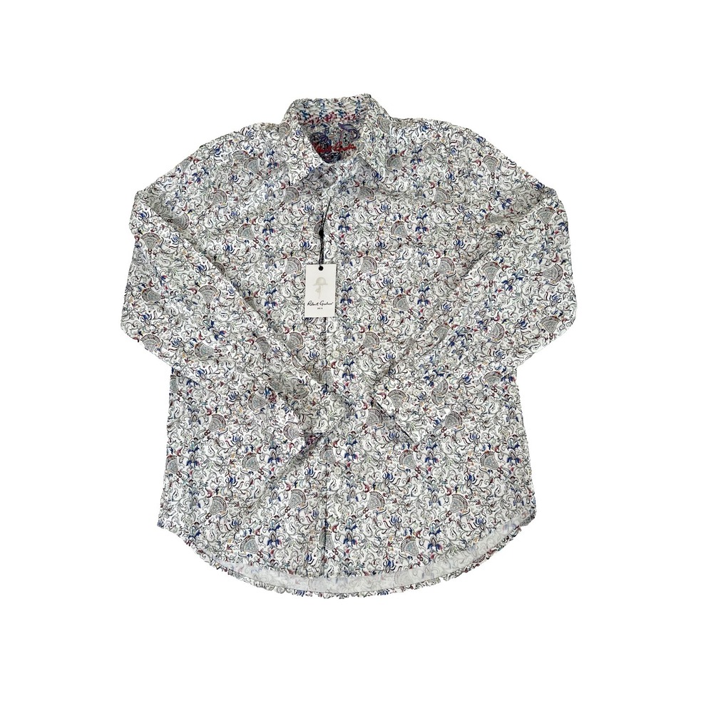 Robert Graham Roslyn Multicolor Paisley $198 Large NWT Classic Fit Sz Medium